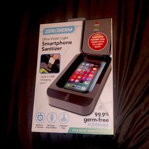 NEW-Zerogerm UV Light Smartphone Sanitizer